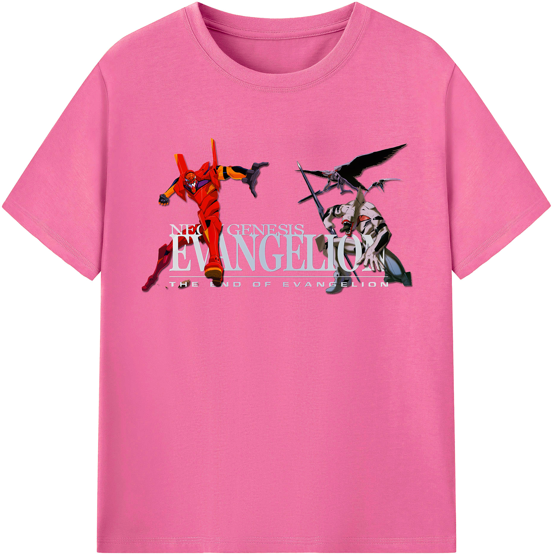 （画像用） EVA 新世紀エヴァンゲリオン レディースカジュアルプリントTシャツ（綿100％）